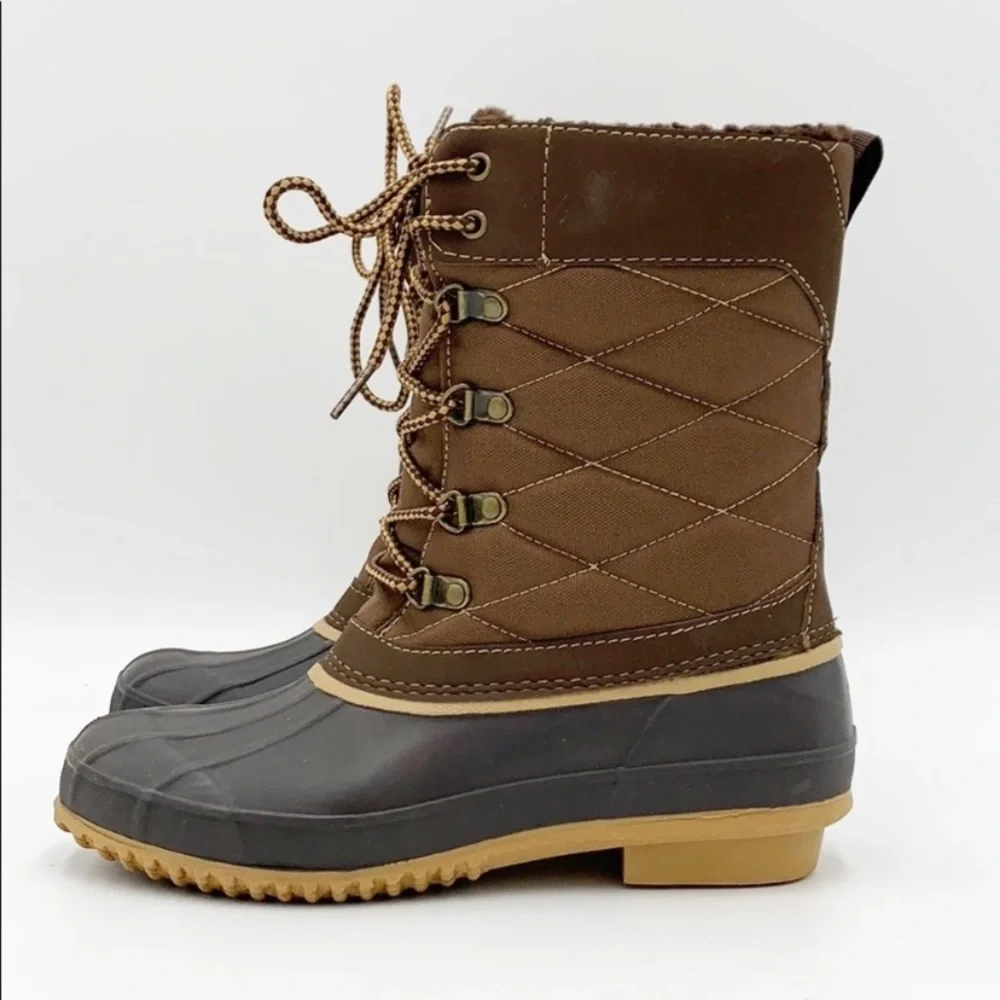 NWT Khombu Annabel Tufted Duck Boots Women’s 9/10 - Picture 12 of 15
